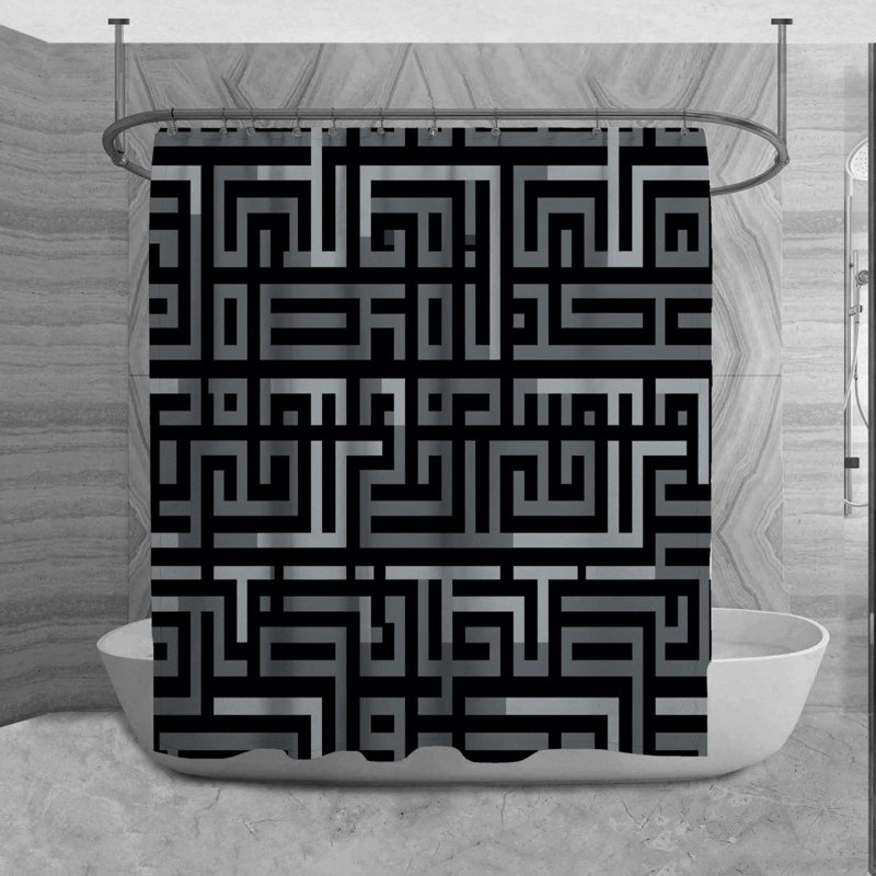 Rideau de douche Murium, H 73 po x l 70 po