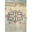 Tapis de couloir de style rétro vintage style années 1930 4 pi 7 po x 11 pi 6 po Vintage Wash