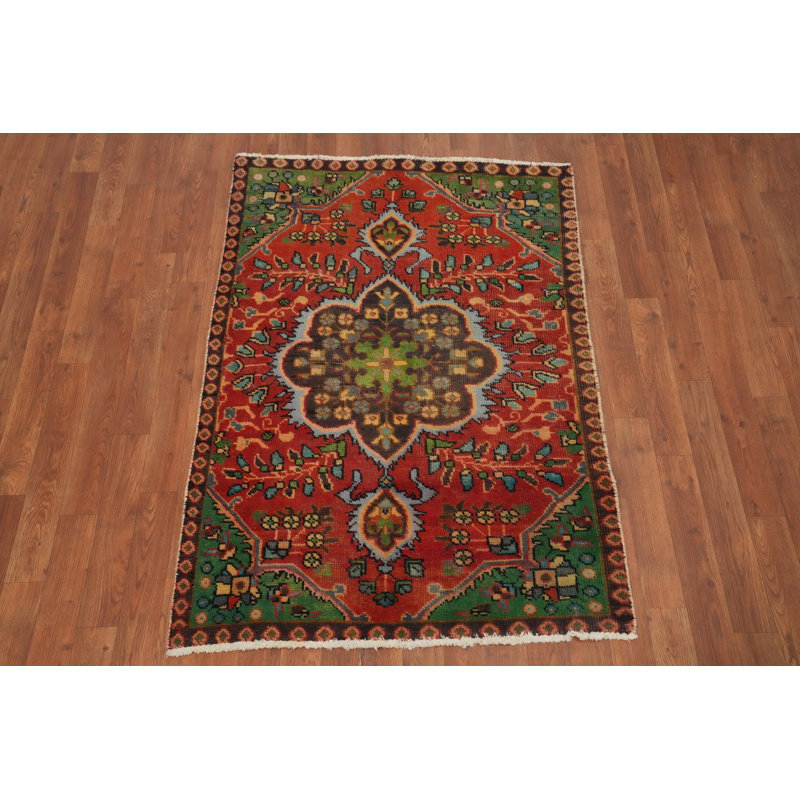 Tapis traditionnel en laine fait à la main 3 x 5