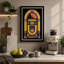 Golden Jukebox Art Deco 1 Piece Wrapped Canvas Wall Art-1337569363-1337569368