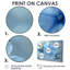 Bleu cristal, gloire du matin, fleurs, photo III - gloire du matin, décoration murale-64980770-64980765