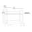 Borum 42.25" H x 60" W x 16.5" D Desk Hutch 