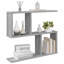  Wall Shelf with Shelf with Storage Engineered Wood Solution Home Indoor