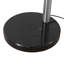 Lampe sur pied à arc 1 lumière Rancho Mirage - 86 po, finition laiton patiné, abat-jour noir mat et feuille d'or, M-121589499