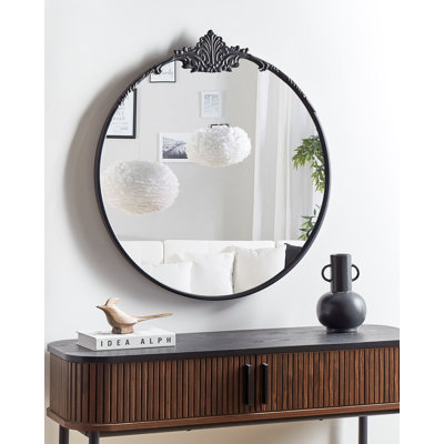 Arkeia Metal Oval Floor Mirror