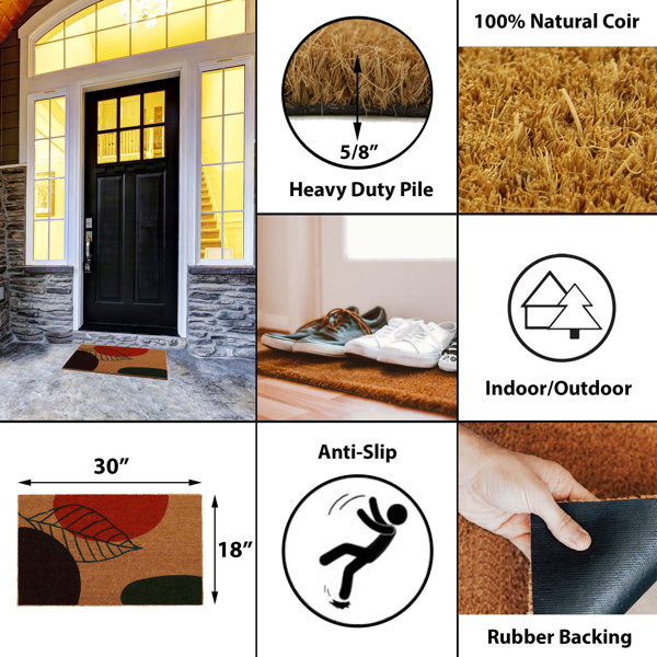 Entrance Mat Materials: Rubber, Carpet, PVC Plastic, Cocoa Fiber