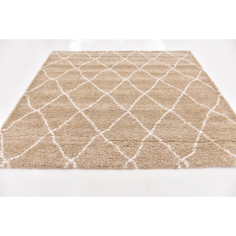 Reardon Geometric Indoor Rug, Square 8'