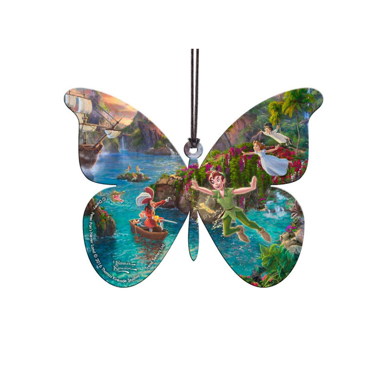 Décoration papillon en forme de papillon Disney Peter Pan