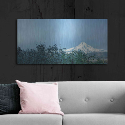 «Pear Blossom Morning» par Don Schwartz, art mural en métal