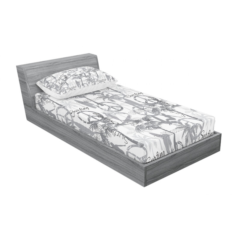 Microfiber Sheet Set, Twin XL Sheet Set with Fitted Sheet