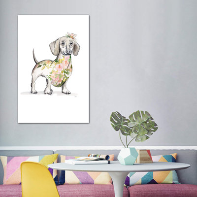 «Happy Doggie» par Patricia Pinto - reproduction d'art