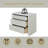 Jehoram Beige 3-Drawer Nightstand | Fully Assembled Storage Cabinet | Gift Idea-712385056
