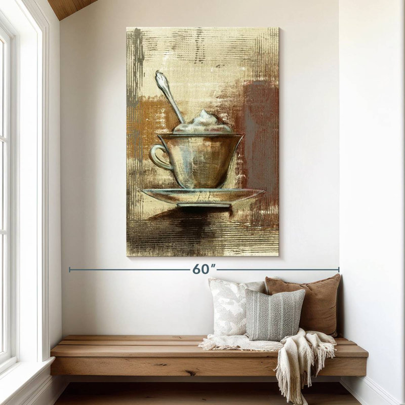 Yarlin Cafe Classico III Neutral, 51" H x 34" W