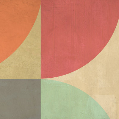 1NA6215 Nordic Abstract: Supergraphics II by Sandro Nava - Wrapped Canvas Print