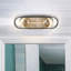 Barre de salle de bain Brielle en cuivre brossé / laiton mat à 2 lumières Brielle