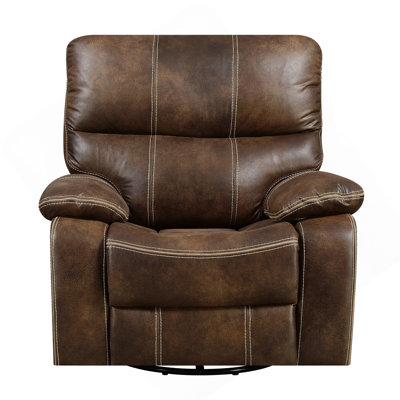 Brown Swivel Gliding Recliner