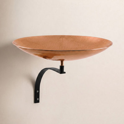 Dutson Birdbath with Wall Mount Bracket