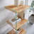 Modern Scandinavian Bookshelf, Solid Pine Wood, Oak Finish, 15.7 x 31.5 x 13.8 inches | 100% Eco-Friendly Material, Wall-Mountable Design, Holds Up to 22 lbs Per Shelf | Stylish Storage Solution for Home & Office