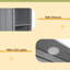 Full Size Murphy Bed Wall Bed With Shelves And LED Lights-1367936140