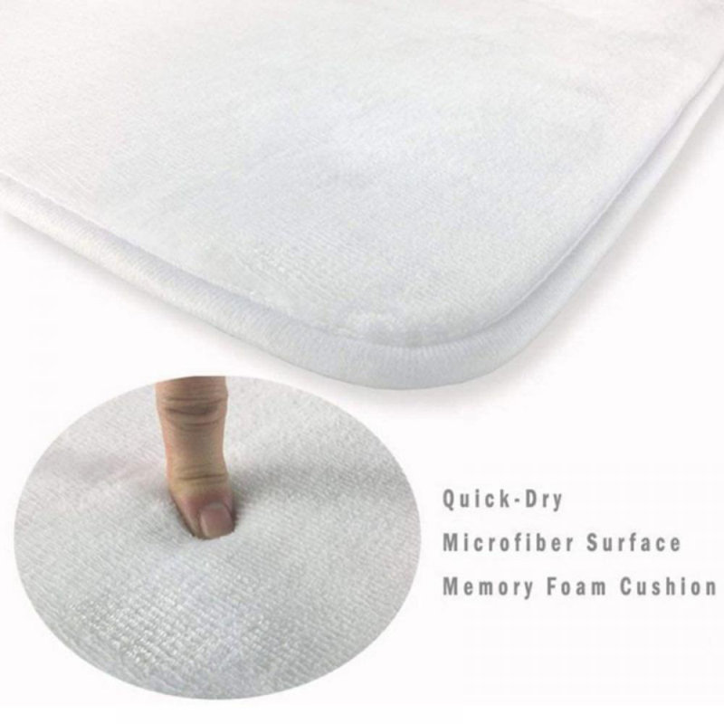 4 Pieces Obanion Bath Rug Set, Purple