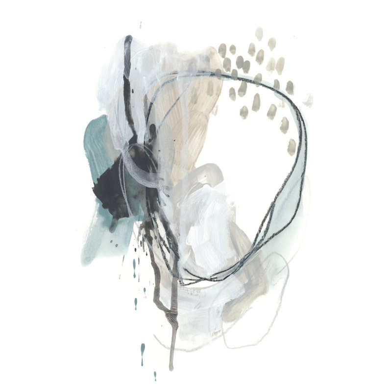 Force Reaction I by June Erica Vess - Painting on Canvas, 91cm H x 61cm W, Wrapped Canvas