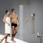 Robinet de douche circulaire avec valve brute-74557746