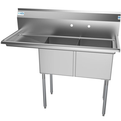 Évier de service autoportable 48 po x 21 po