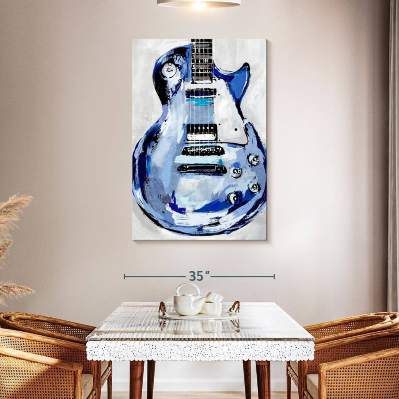 Abarca Electric Blues I, 48" H x 32" W