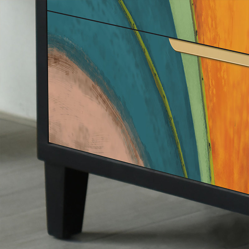 Simple Painted Decorative Cabinet