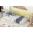 Twin Size Floor Bed With Rails For Kids, Metal Montessori Floor Bed With Door, Easy Assemble, White-489034754-489034753