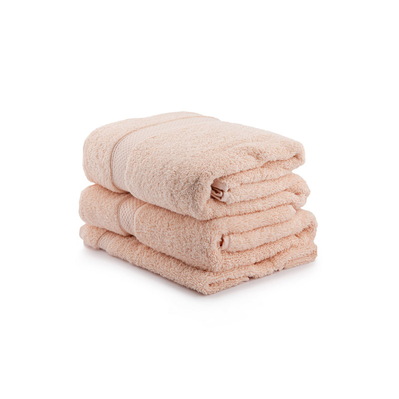 Ensemble de serviettes 3 pièces de qualité supérieure | 100% coton, 17,7 x 21,7 pouces (serviette de toilette), 19,7 x 39,4 pouces (serviette à main), 27,6 x 55,1 pouces (serviette de bain) | 500 g / m², lavable à la machine, boîte-cadeau incluse, doux et absorbant