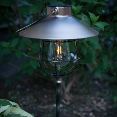 Thompson 8.25'' Solar Powered Outdoor Floor Lamp