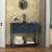 Farmhouse Wood Console Table with Drawers and Cabinet for Entry and Living Room-1925925154