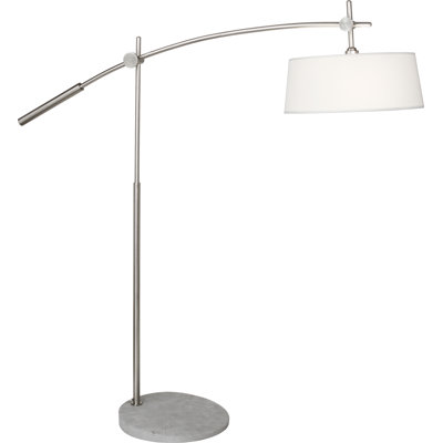 Miles 102.5'' Brushed Nickel Arched Floor Lamp