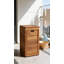 Grand panier à linge rectangulaire en teck avec design Optiarea - Panier de rangement durable pour une utilisation intérieure et extérieure