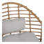 Chaise longue pivotante en osier Ellis