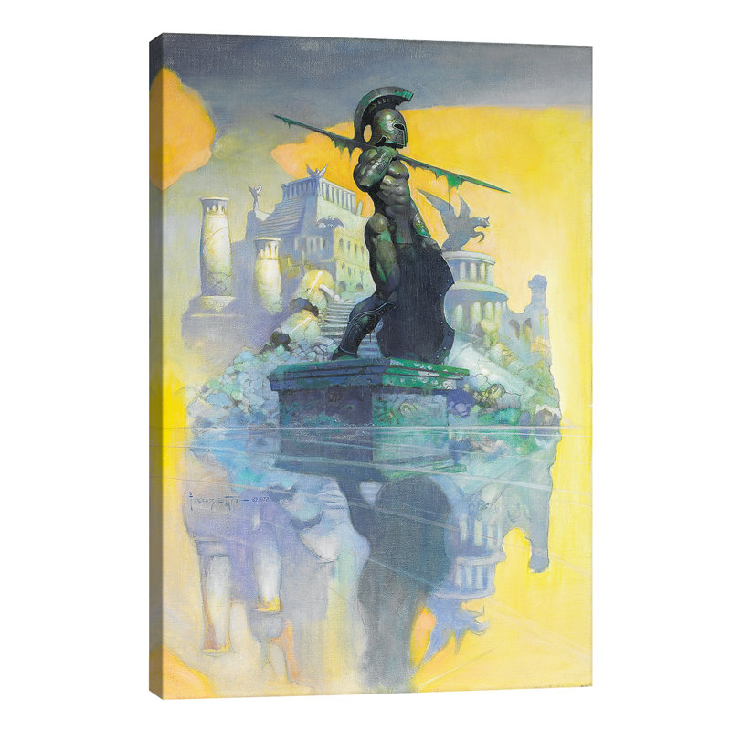 Atlantis by Atlantis - Wrapped Canvas Painting, 66.04 cm H x 45.72 cm W x 1.91 cm D