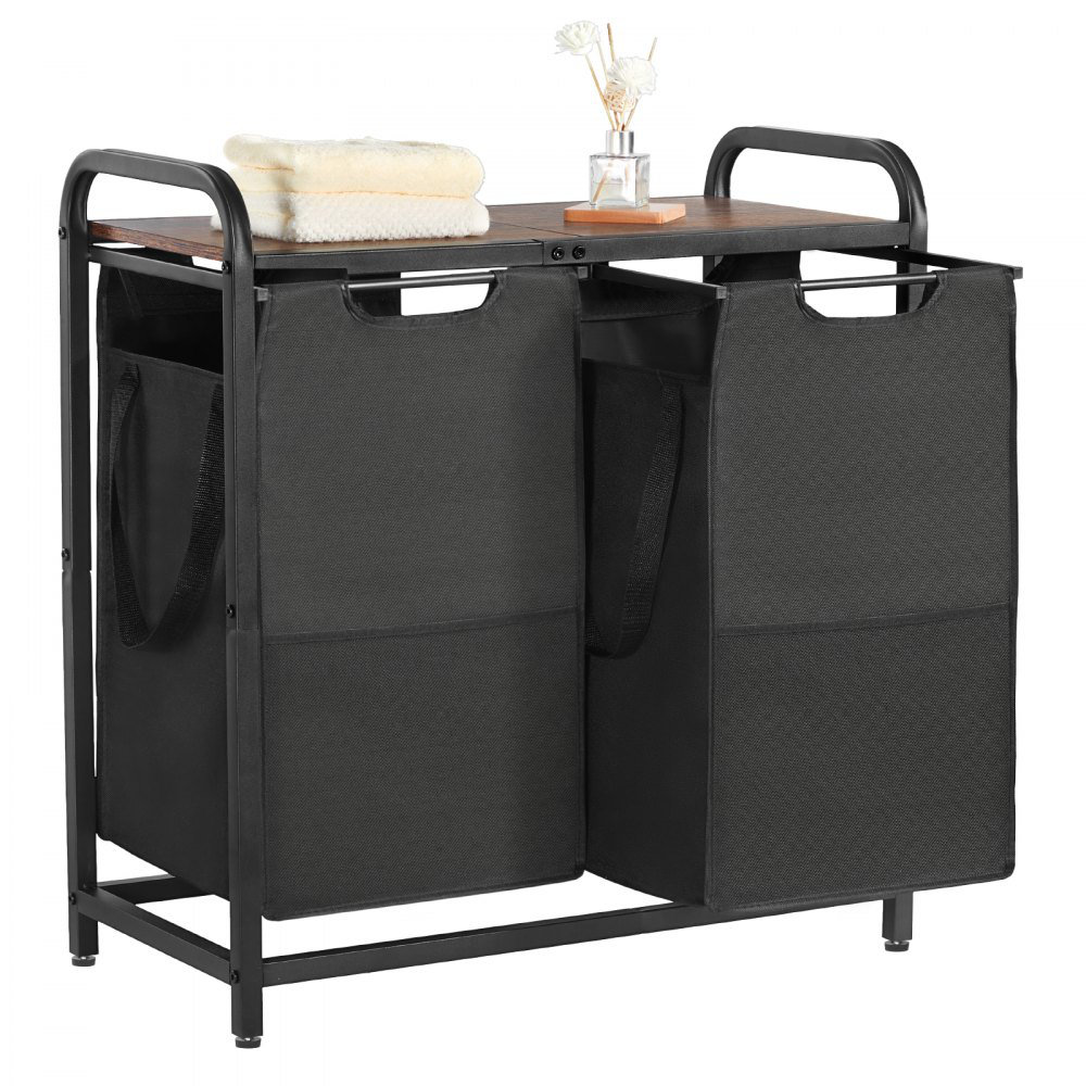 Stellweilan Tessberg 2 Section Laundry Sorter, Large Laundry Hamper ...
