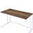 Walnut Writing Desk With USB Port-1808223555