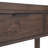 Hollander Solid Wood Wide Console Table In Warm Walnut Brown