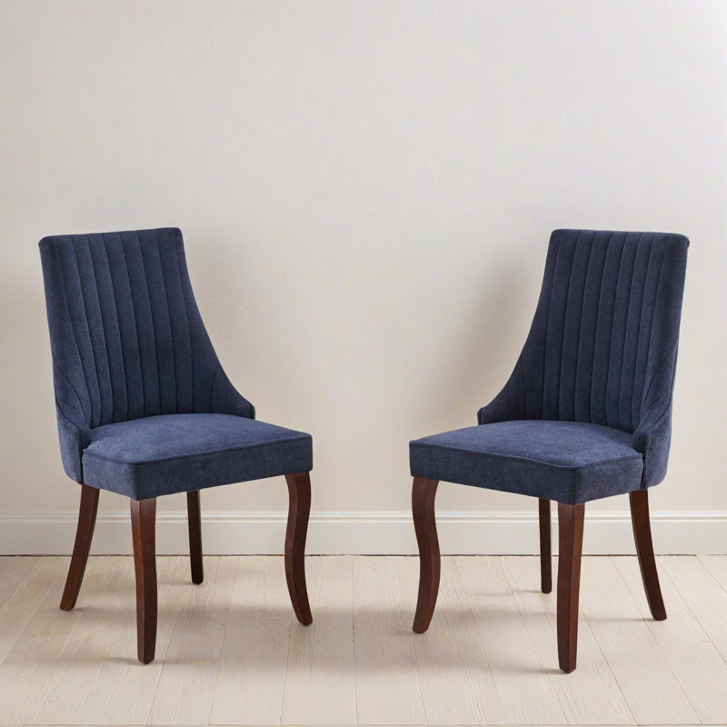 Ensemble de 2 chaises d'appoint Modern Kitchen, Bleu