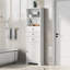 Grande armoire de rangement avec 3 tiroirs et tablettes réglables pour la salle de bain