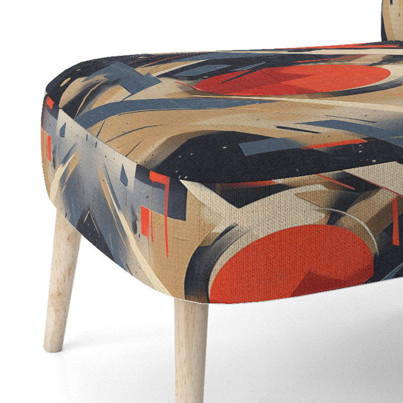 Fauteuil en velours 22,5 po de largeur Parsons