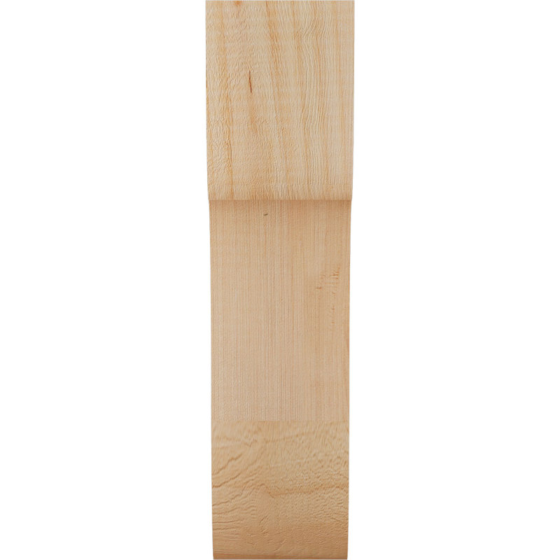 Corbeau Carmel, H 14 po x l 3,5 po x P 6 po, Sapin de Douglas, Lisse