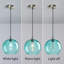 Luminaire suspendu en forme de globe à 3 lumières Charolyn Luminaire suspendu en verre pour îlot de cuisine-42081007-63556758