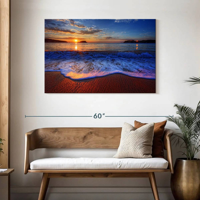 Gillard Sunset Waves, H 30 po x l 45 po
