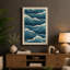 Ocean Waves Japandi - Wrapped Canvas-1198756721-1198756735