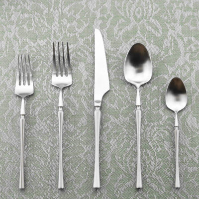 Ensemble de couverts de qualité supérieure 20 pièces - Couverts en acier inoxydable 18/10 avec finition mate, durable et écologique, service pour 4 incluant les ustensiles de table et de dessert