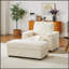 Fauteuil inclinable en velours côtelé de 42,5 pouces avec rangement, porte-gobelet et dossier confortable pour la détente dans le salon-1024730830