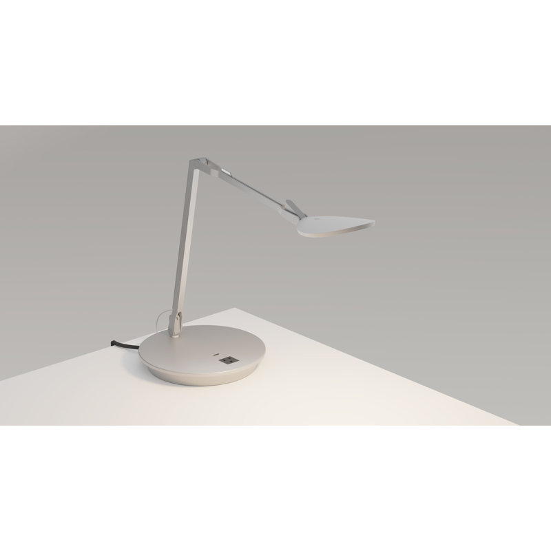 Splitty Reach LED Desk Table Lamp, Silver